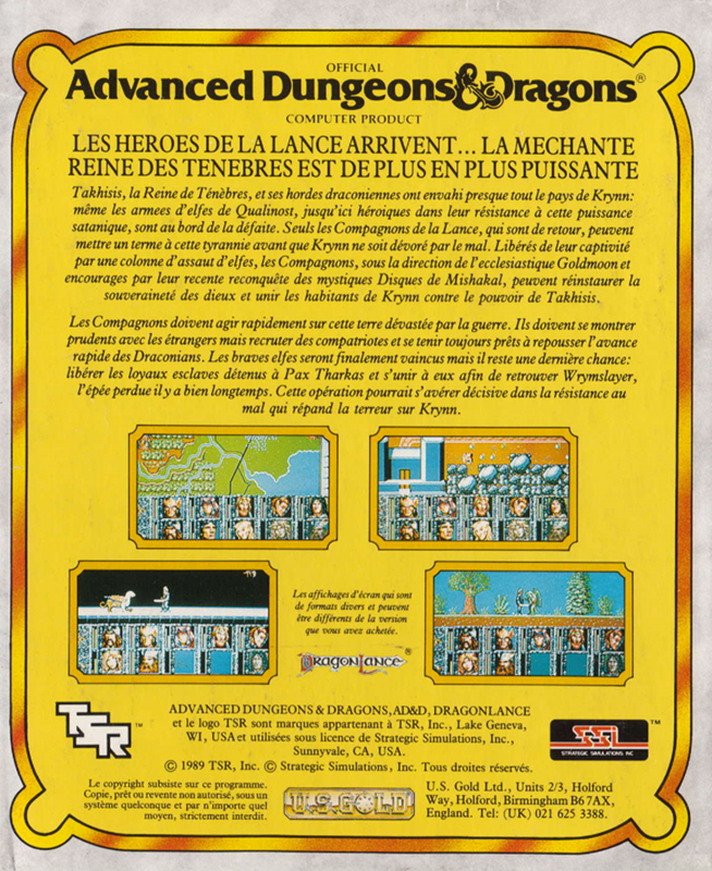 Dragons Of Flame — box-2D-back (FR)