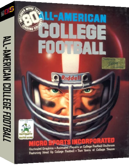 All-American College Football — box-3D (US)