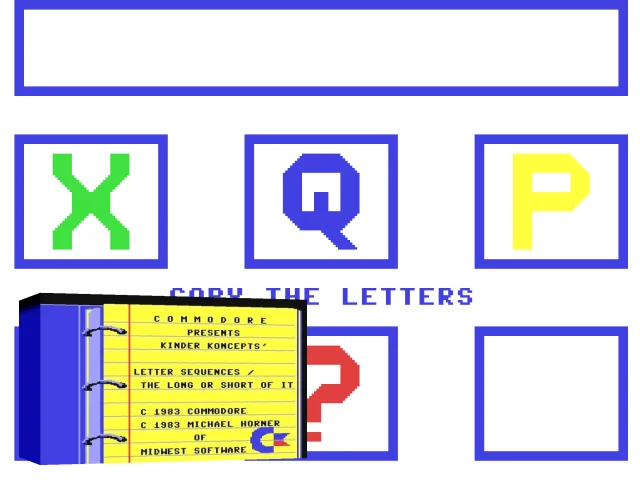 Kinder Koncepts 4 - Letter Sequences + The Long or Short of It — mixrbv2 (WOR)