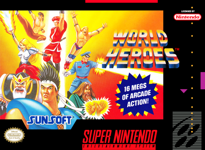 World Heroes box art