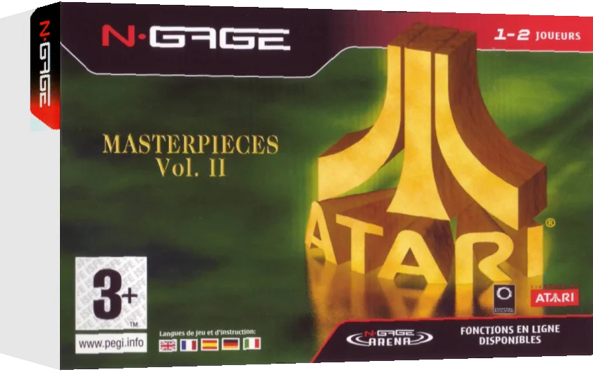 Atari Masterpieces Vol. II — box-3D (FR)