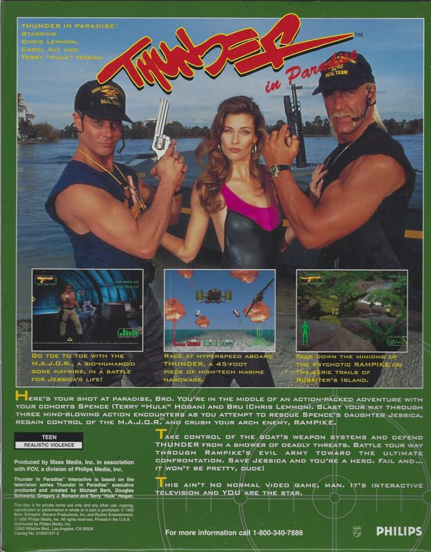 Thunder in Paradise Interactive — box-2D-back (US)