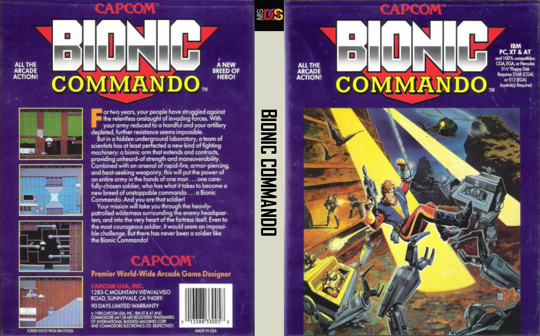Bionic Commando — box-texture (US)