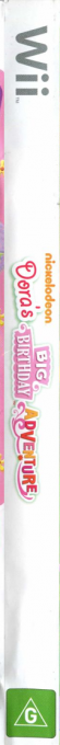 Nickelodeon Dora's Big Birthday Adventure — box-2D-side (EU)