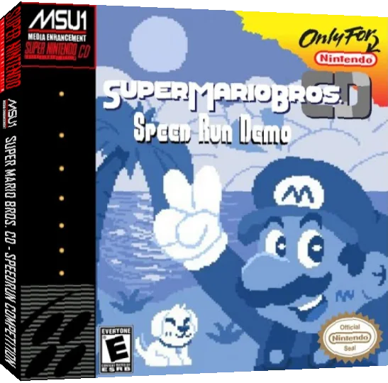 Super Mario Bros. CD - Speedrun Competition — box-3D (WOR)