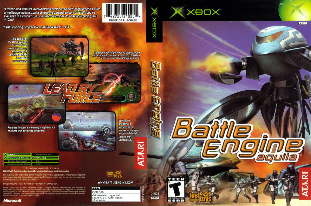 Battle Engine Aquila — box-texture (US)