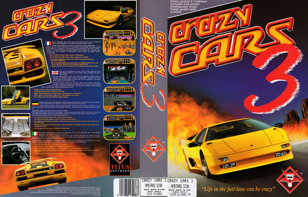 Crazy Cars 3 — box-texture (EU)