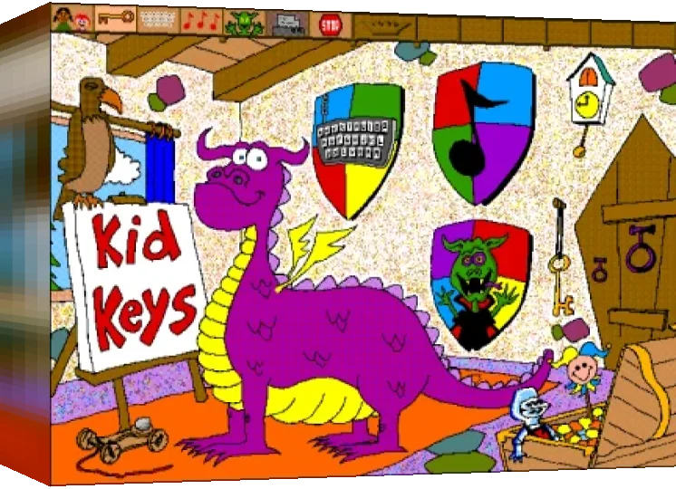Davidson's Kid Keys — box-3D (WOR)