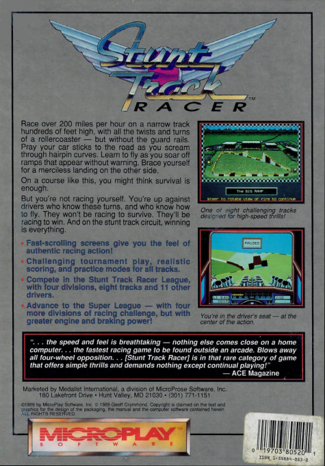 Stunt Car Racer — box-2D-back (US)