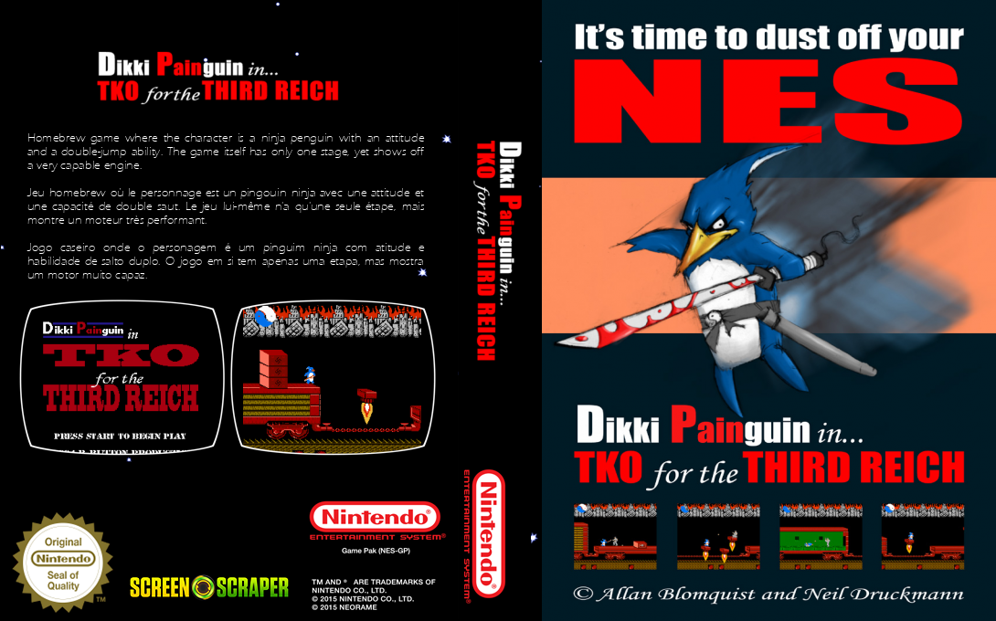 Dikki Painguin in - TKO for the Third Reich — box-texture (WOR)