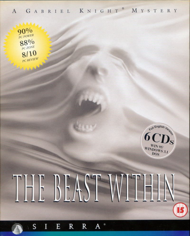 Gabriel Knight 2 - The Beast Within — box-2D (EU)