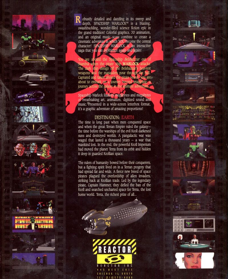 Spaceship Warlock — box-2D-back (US)
