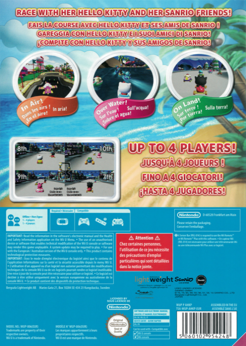 Hello Kitty Kruisers — box-2D-back (EU)