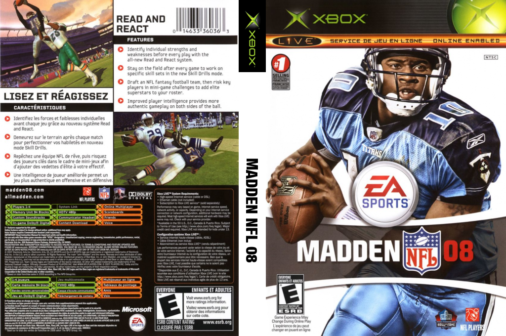 Madden NFL 08 — box-texture (CA)