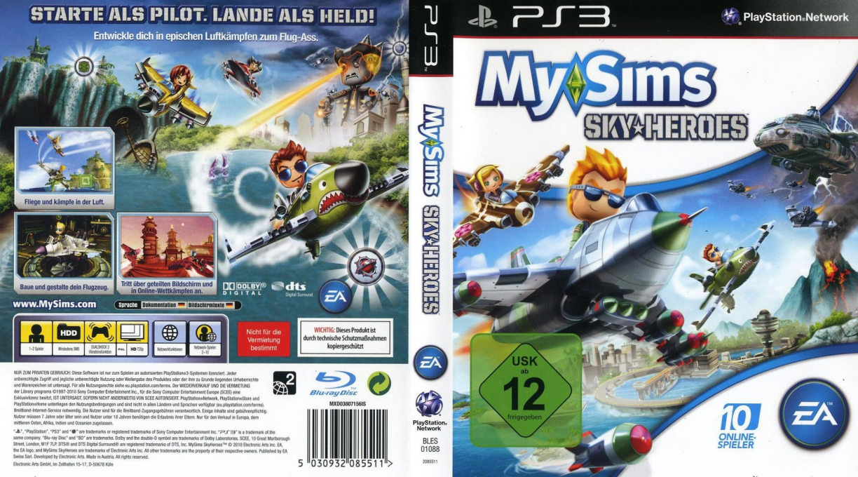 MySims SkyHeroes — box-texture (DE)