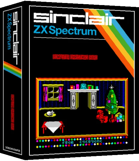 Computer Christmas Card — box-3D (SS)