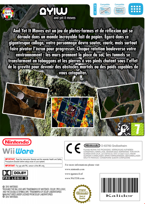 And Yet It Moves — box-2D-back (FR)