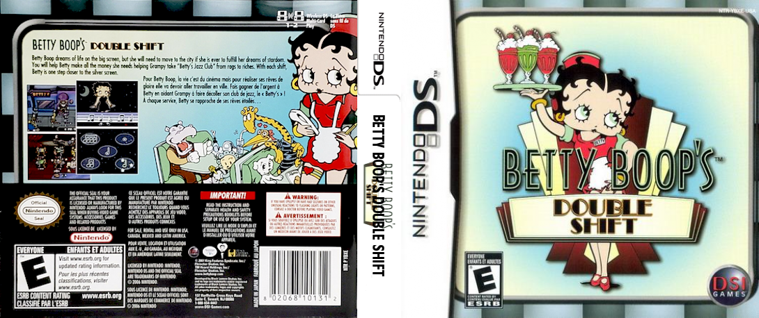 Betty Boop's Double Shift — box-texture (US)