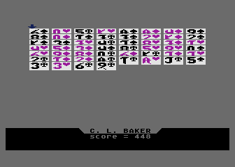 Baker's Game — ss (WOR)