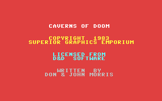 Caverns of Doom — sstitle (WOR)