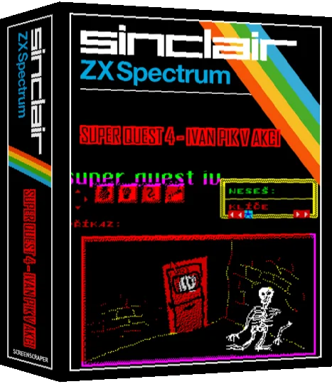 Super Quest IV - Ivan Pik v akci — box-3D (SS)
