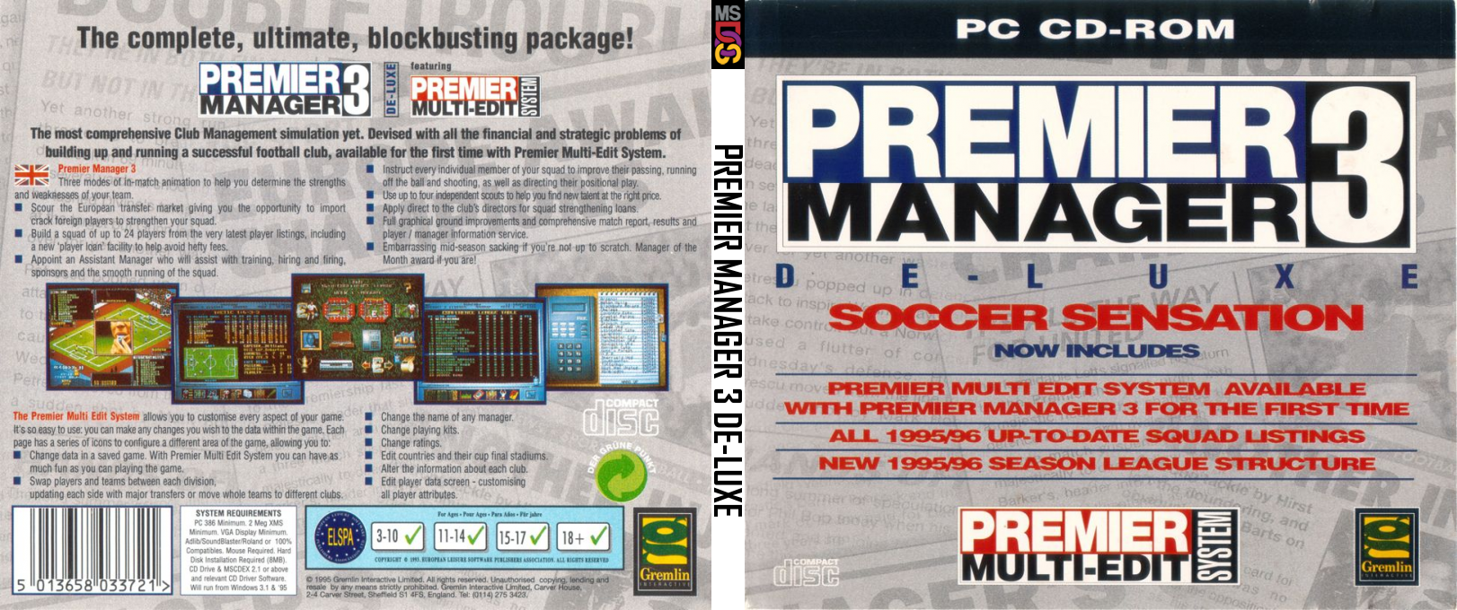 Premier Manager 3 De-luxe — box-texture (CUS)