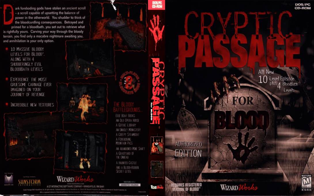 Cryptic Passage For Blood — box-texture (US)
