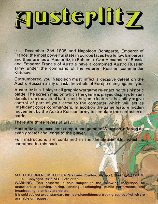 Austerlitz — box-2D-back (EU)