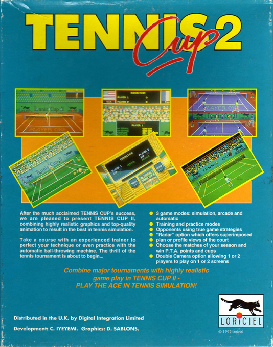 Tennis Cup 2 — box-2D-back (EU)