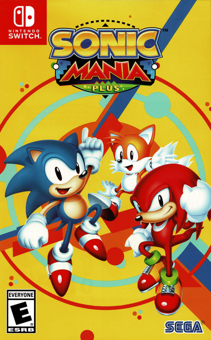 Sonic Mania Plus box art