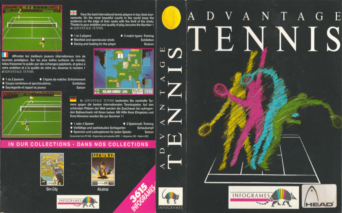 Advantage Tennis — box-texture (EU)