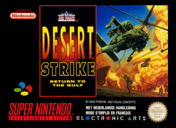 Desert Strike - Return To The Gulf — box-2D (FR)