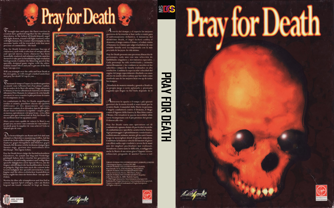 Pray For Death — box-texture (EU)