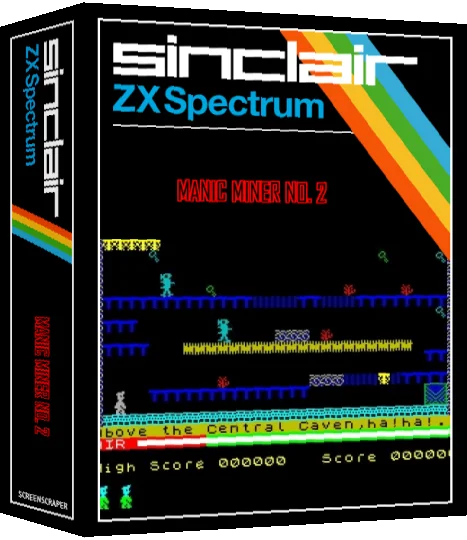 Manic Miner No. 2 — box-3D (SS)