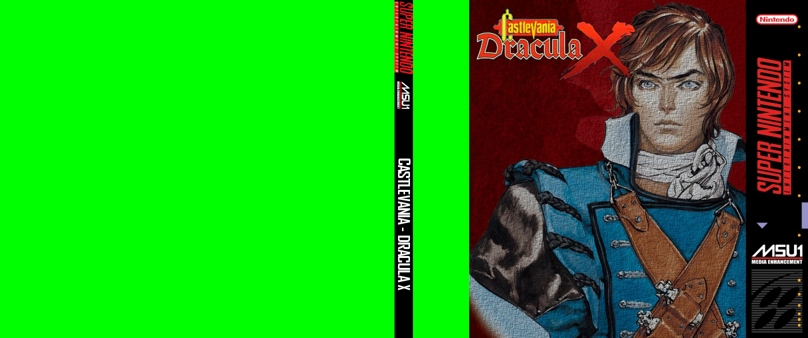 Castlevania : Dracula X — box-texture (US)