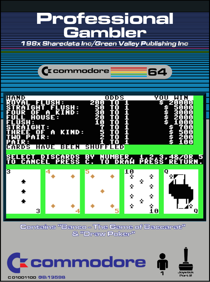 Professional Gambler box art