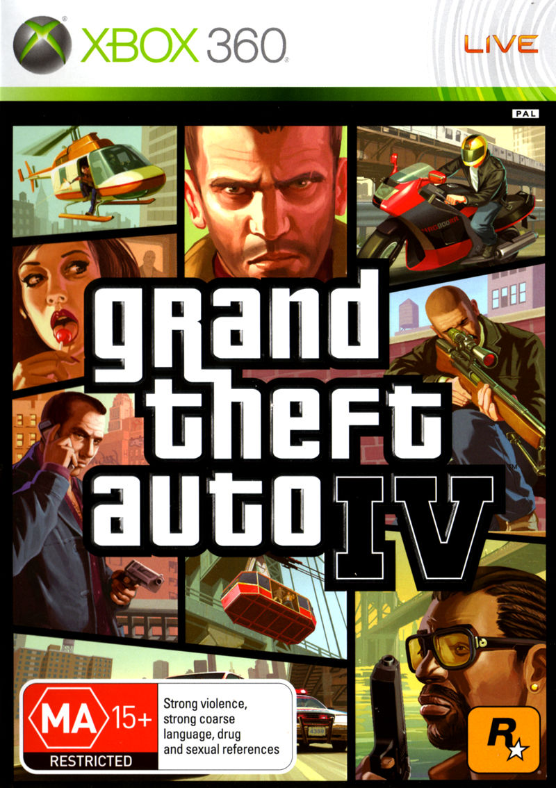 Grand Theft Auto IV — box-2D (AU)