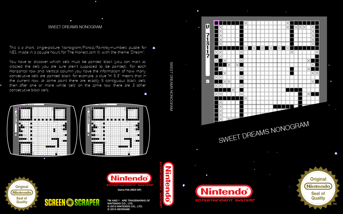 Sweet Dreams Nonogram — box-texture (SS)