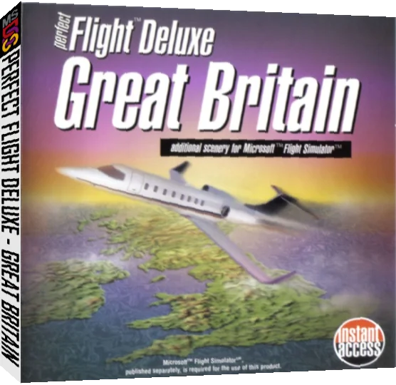 Perfect Flight Deluxe - Great Britain — box-3D (CUS)