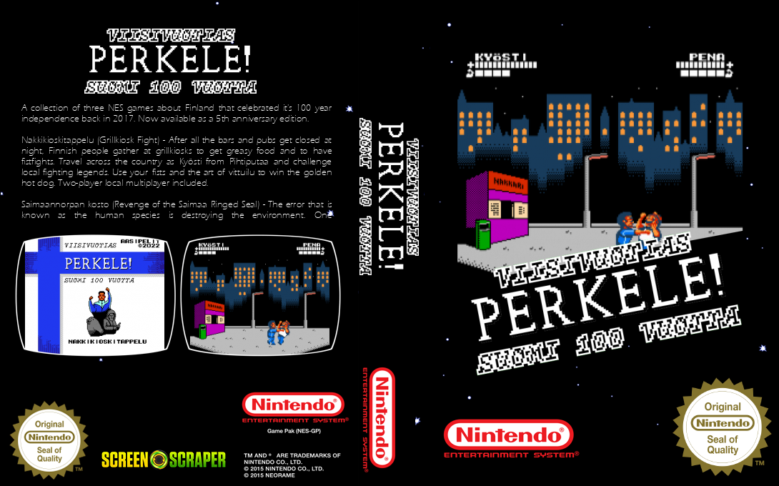 PERKELE - Suomi 100 Vuotta - 5th Anniversary Edition — box-texture (SS)