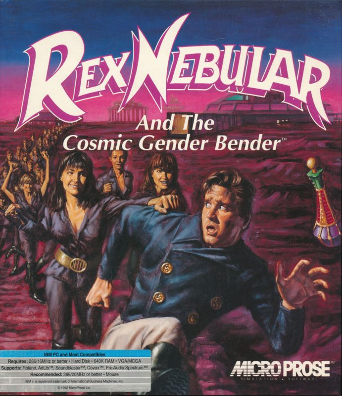 Rex Nebular And The Cosmic Gender Bender — box-2D (EU)