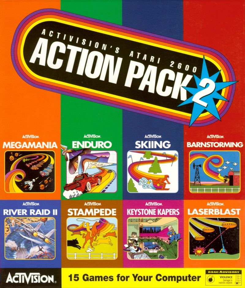 Activision's Atari 2600 Action Pack 2 box art