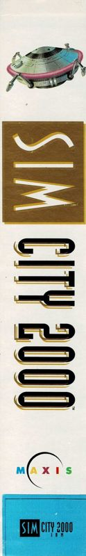 SimCity 2000 — box-2D-side (DE)
