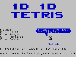 1D 1D Tetris — sstitle (WOR)