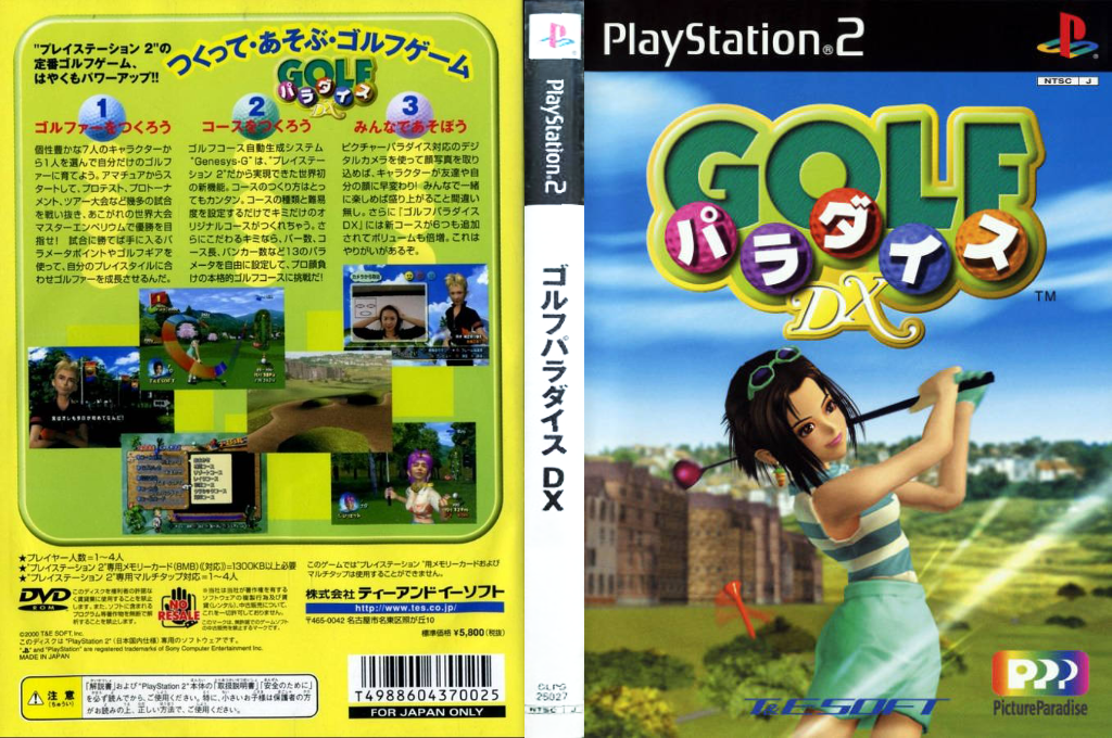Swing Away Golf — box-texture (JP)