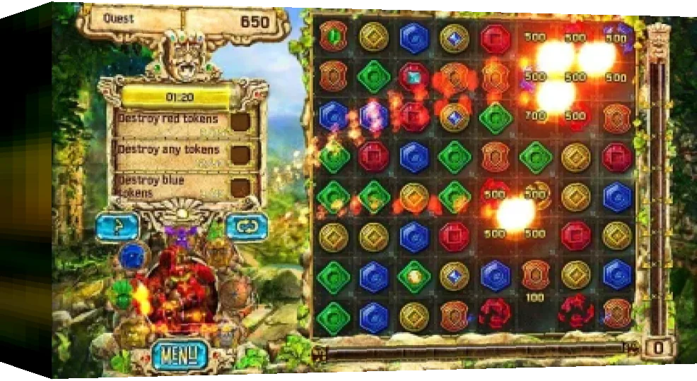 Treasures of Montezuma Blitz — box-3D (EU)