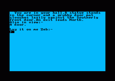 Adventures Of Zebedee Gonig, The — ss (EU)