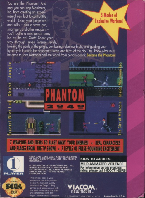 Phantom 2040 — box-2D-back (US)