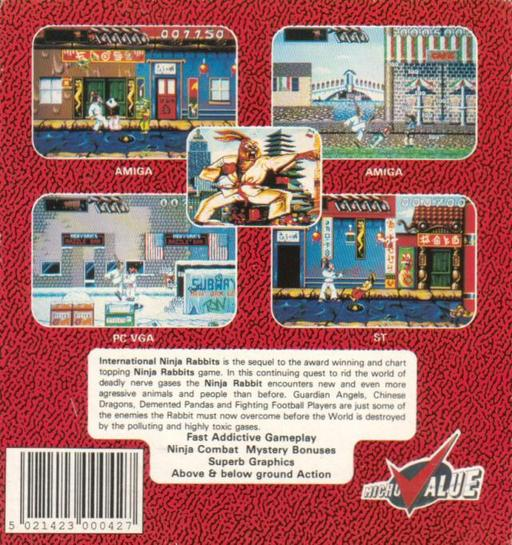International Ninja Rabbits — box-2D-back (CUS)