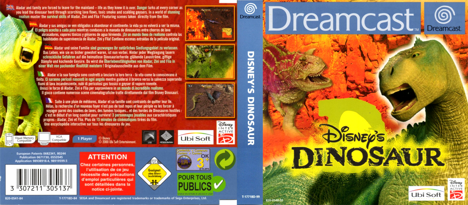 Disney's Dinosaur — box-texture (EU)